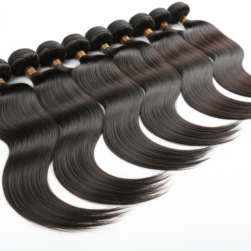 10 Bundles Straight Virgin Hair Weave